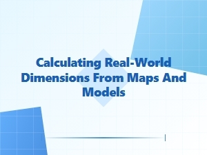Scaling Up: Deriving Dimensions From Maps and Models